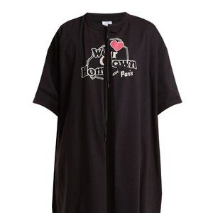 Vetements Printed T-shirt coat